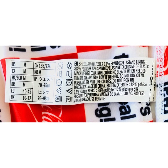 Forever 21 Coca Cola Bikini Bottom NWT Size M - Picture 2 of 4